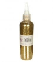 Изображение товара Присыпка для цветов золото в бутылочке 80гр.